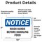 Signmission Safety Culture Sign, 10 in Width, Vinyl Decal, Rectangle OS-2PACK-NS-D-710-L-18941 - alternate 6